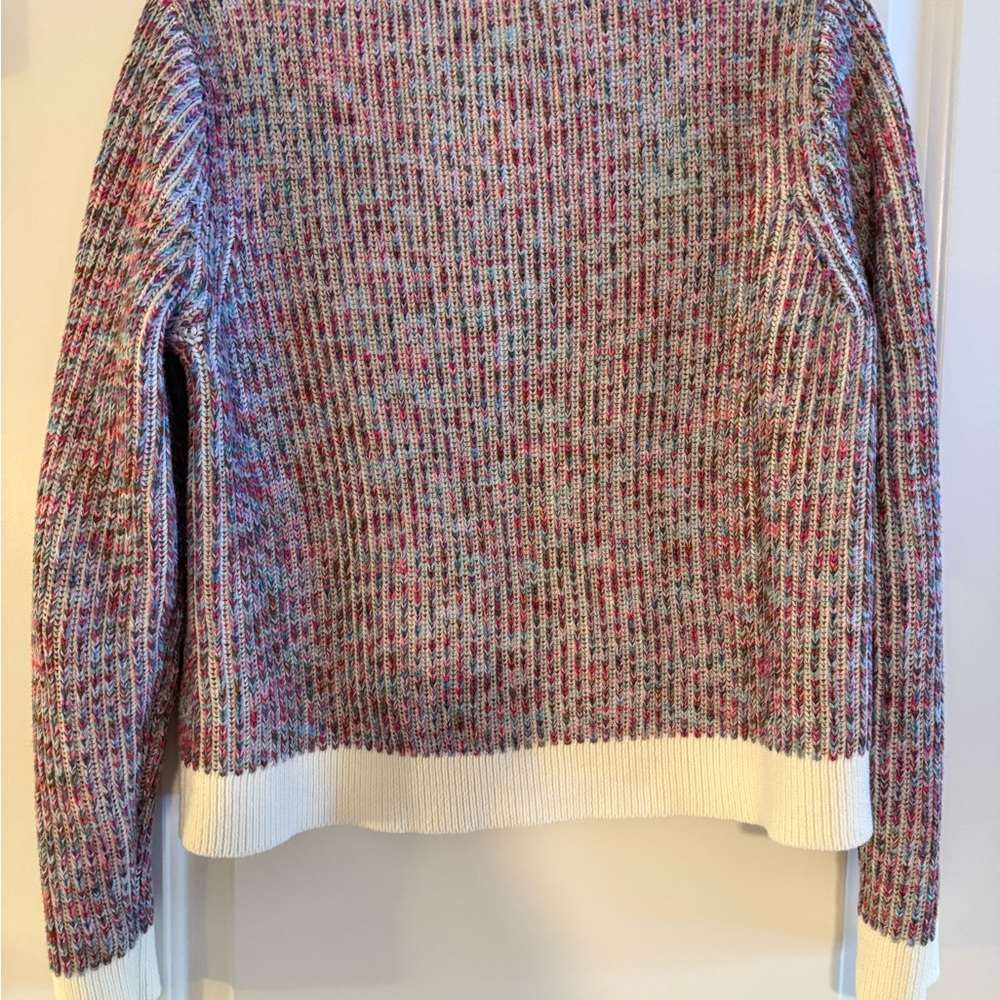 J. Crew multi colored classic Button-Up Cardigan - image 4